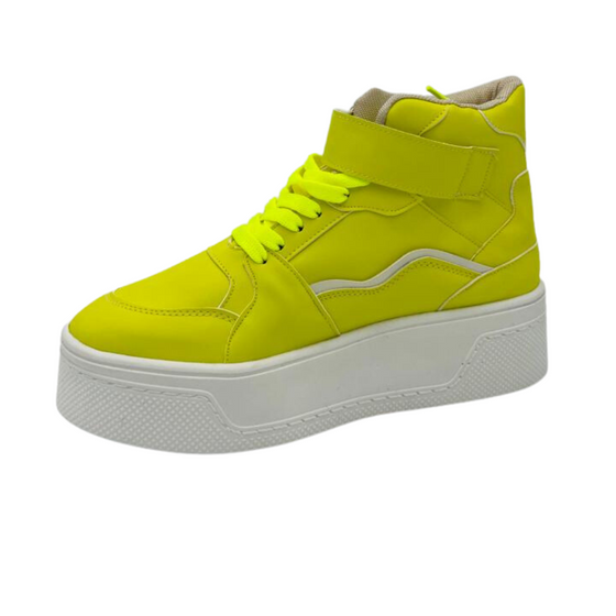 Neon Yellow Shoes